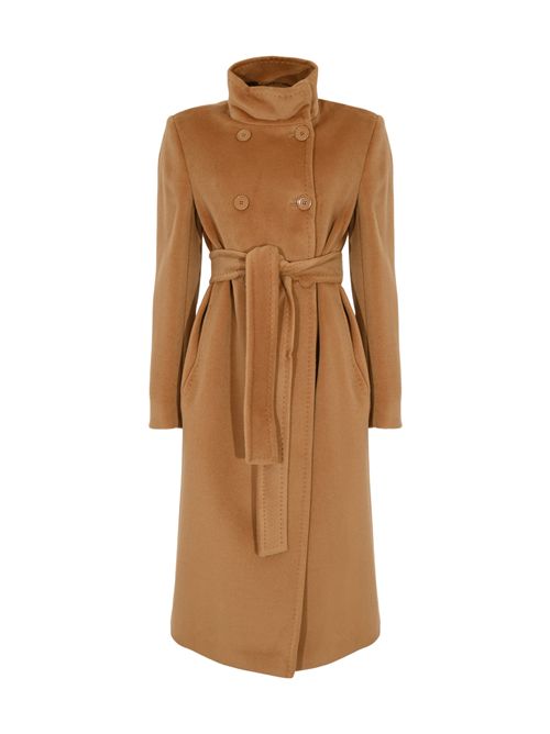 Cappotto doppiopetto Arezzo in lana Cammello MAX MARA STUDIO | 2526016012600002